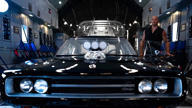 En esta imagen proporcionada por Universal Pictures, Vin Diesel en una escena de "Fast X"....